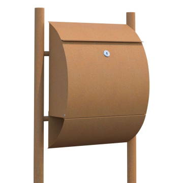 Sunshine Rust Standing Mailbox