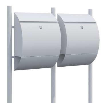 Sunshine for Two White Mailbox System