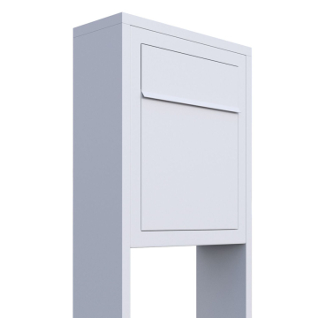 Freestanding Mailbox Base - White