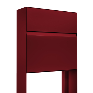 Valencia Freestanding Mailbox in Red