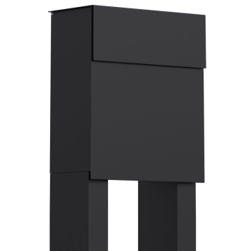 Alto Black Freestanding Mailbox