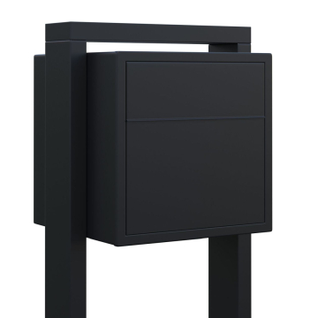 Freestanding Mailbox, Soprano Black