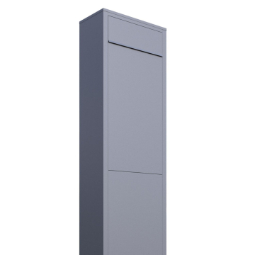 Freestanding Mailbox Big Box - Metallic Gray