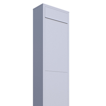 Freestanding Mailbox, Large Capacity, White