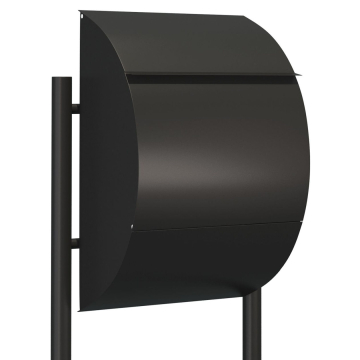 Jumbo Black Mailbox Post Mount