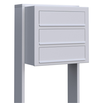 Cube Mailbox System for Three, White