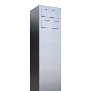 Monolith Mailbox System for Two, Stainless Steel