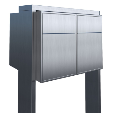 Big Flag for Two Stainless Steel Mailbox System