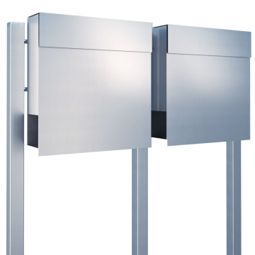 Manhattan for Two Stainless Steel Mailbox System