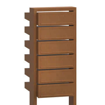 Mailbox unit, Stairs for Six Rost