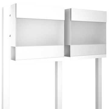 Manhattan Special White for Two Mailbox