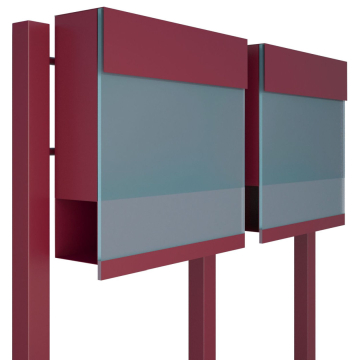 Manhattan Special Blue for Two Red Mailbox System