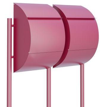 Jumbo for Two Red Mailbox System