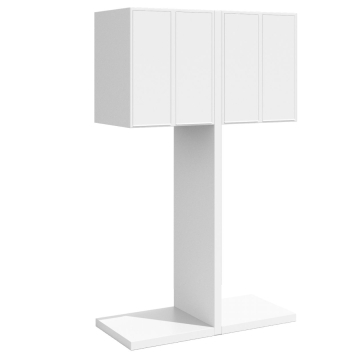 Hermes Clone Mailbox System for Four, White