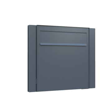 Latina Mailbox for Fence Mounting, Anthracite