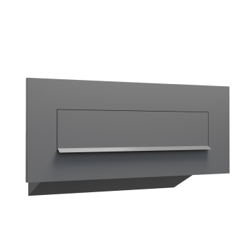 Nova Through-the-Wall Mailbox in Anthracite