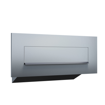 Stainless steel Nova through-the-wall mailbox