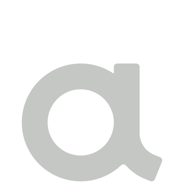 Self-adhesive house number "a" - 3 inch, light gray