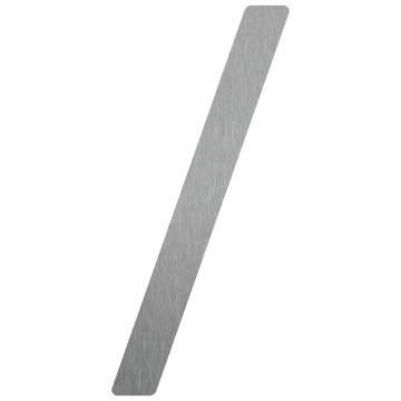 Self-adhesive slash "/" symbol - 3 inch, stainless steel