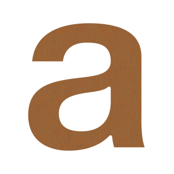 Letter "a" Rust