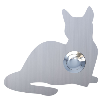 Doorbell Cat ''Kitty'' Stainless Steel