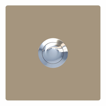 Beige Square Doorbell