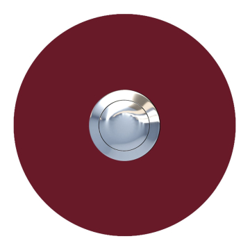 Doorbell Circle Red