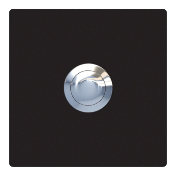 Square Black Doorbell