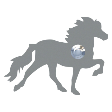 Doorbell Icelandic Horse Gaiter Gray Metallic