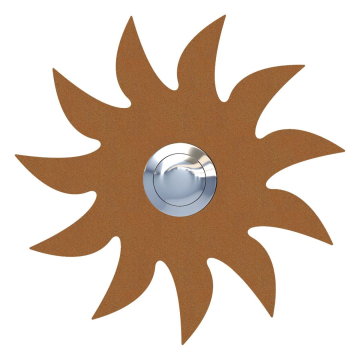 Doorbell Sun Rust