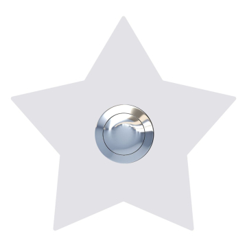 Star White Doorbell