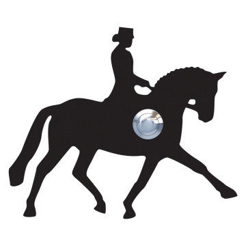 Doorbell Dressage Horse Black