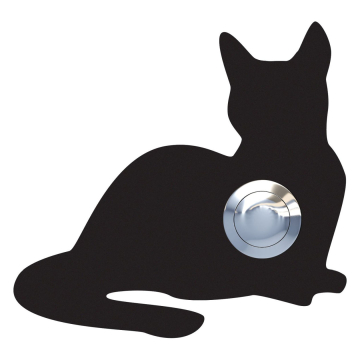 Doorbell Cat "Kitty" Black