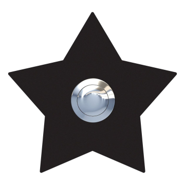Star Black Doorbell