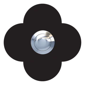 Black Flower Doorbell
