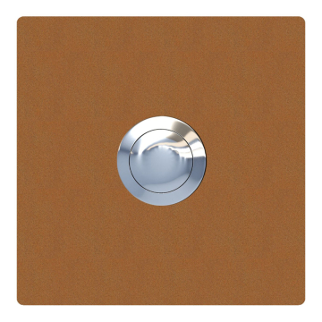 Square Rust Doorbell