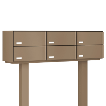 Mailbox system Copenhagen for Six Beige | H