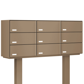 Mailbox System Copenhagen for Nine Beige