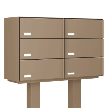Copenhagen Mailbox System for Six Beige | V