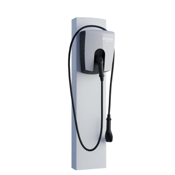 Universal Wallbox FlexiMount Stand with Ground Anchor in White