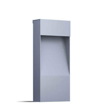 "Medium Bloc" Outdoor Light - Metallic Gray