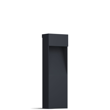 "Nano Bloc" Black Outdoor Light