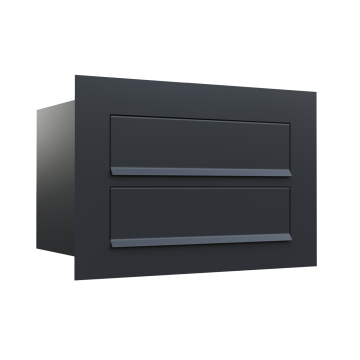 Como for Two Built-In Mailbox in Black