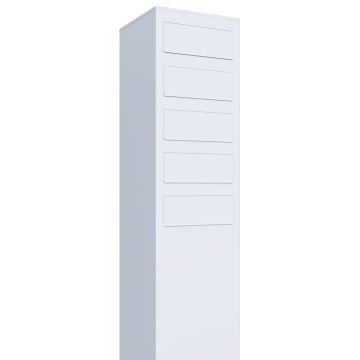 Monolith Mailbox System for Five, White