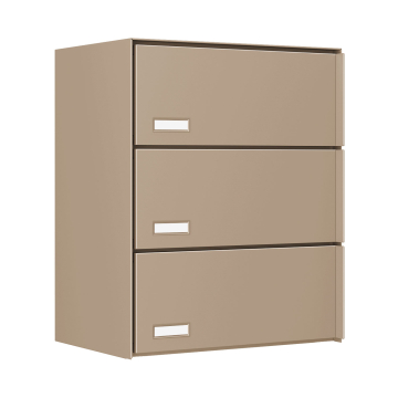 Oslo Mailbox System for Three, Beige