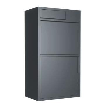 Wide Parcel Box in Anthracite