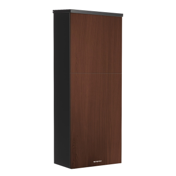 Nepi Package Delivery Box with Wood Grain Black | Rear Retrieval