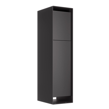 Brixen Black Package Delivery Box | Rear Access