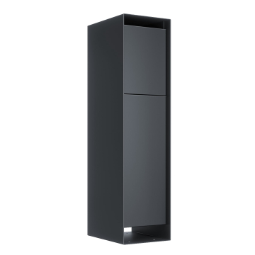 Brixen Parcel Drop Box Anthracite | Rear Retrieval