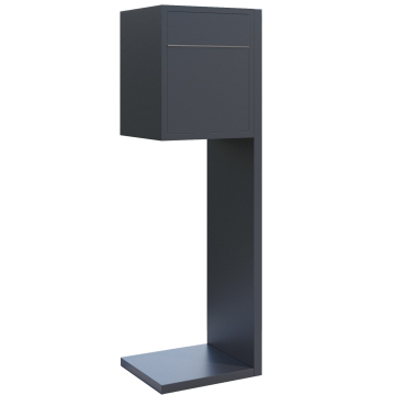 Hermes Freestanding Mailbox, Anthracite